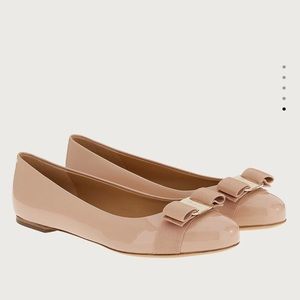 Salvatore ferragamo varina ballet flat worn once gently